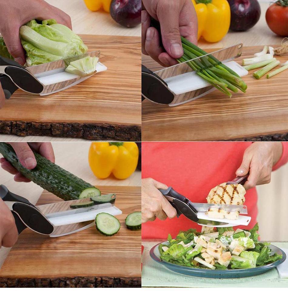 SliceSmart – Dual-Function Kitchen Cutter