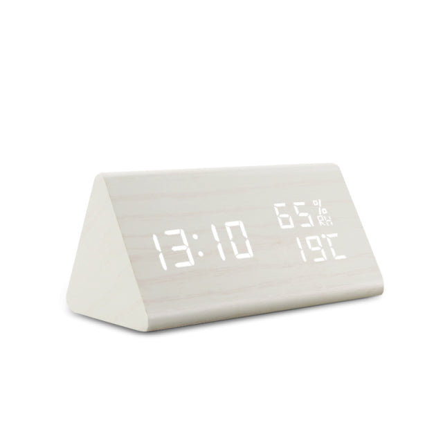 Wood Digital Display LED Alarm Clock