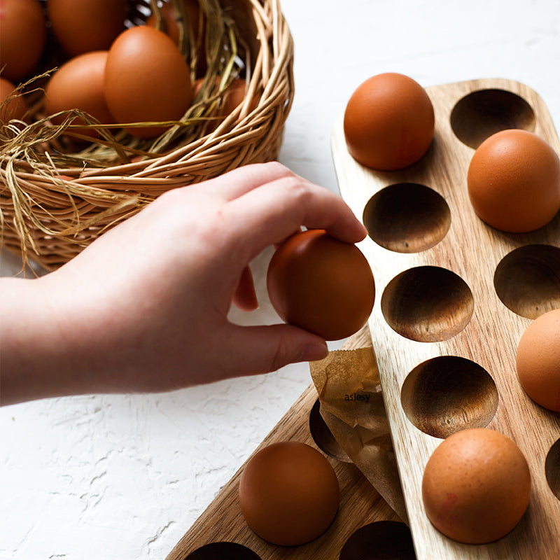 Wooden Egg Container