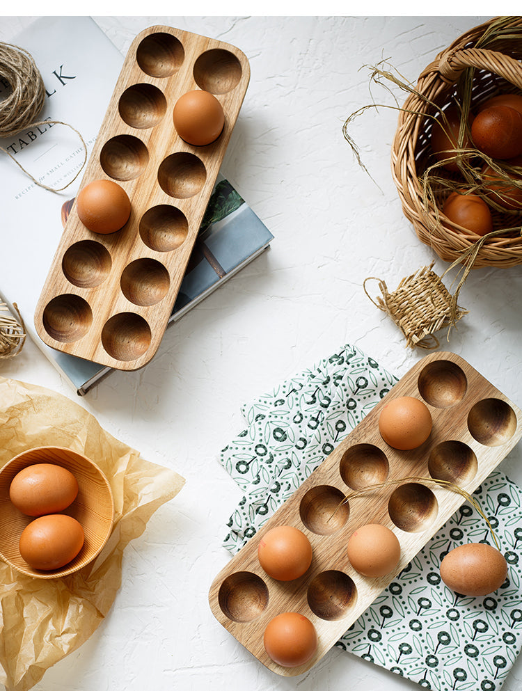 Wooden Egg Container
