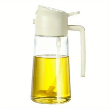2 in 1 Glass Oil Sprayer And Dispenser