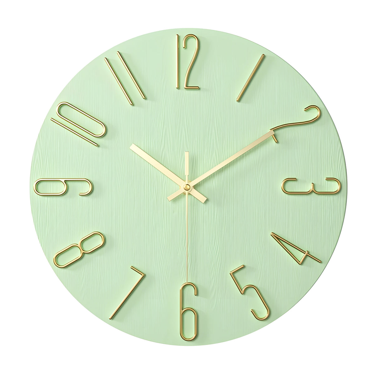 Modern Silent Quartz Wall Clock – Minimalist Home Decor
