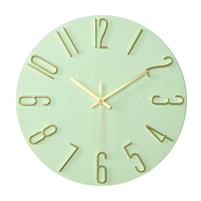Modern Silent Quartz Wall Clock – Minimalist Home Decor