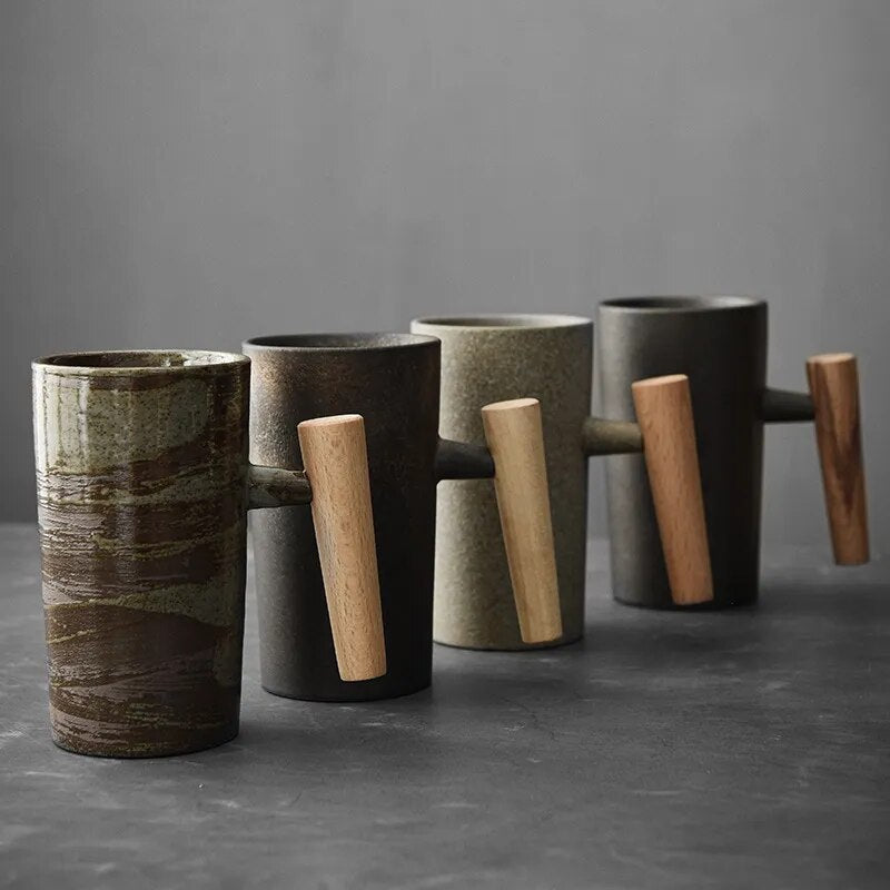 Rustic Ceramic Mug – Vintage-Inspired Drinkware
