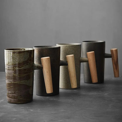 Rustic Ceramic Mug – Vintage-Inspired Drinkware