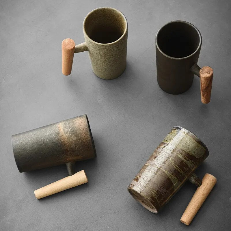 Rustic Ceramic Mug – Vintage-Inspired Drinkware