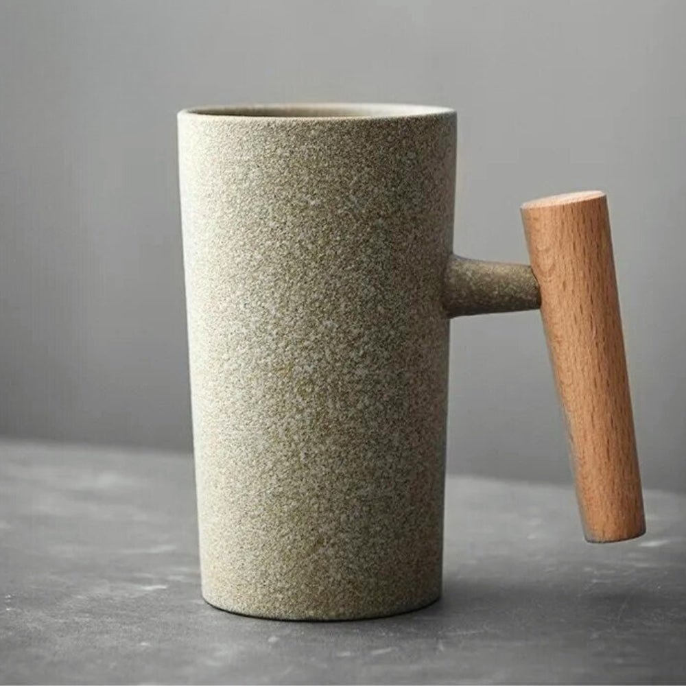 Rustic Ceramic Mug – Vintage-Inspired Drinkware