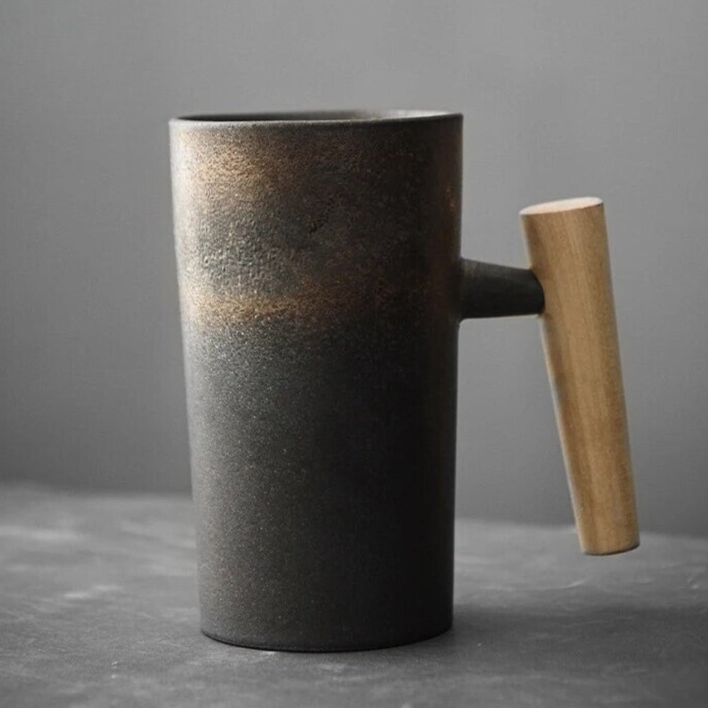 Rustic Ceramic Mug – Vintage-Inspired Drinkware